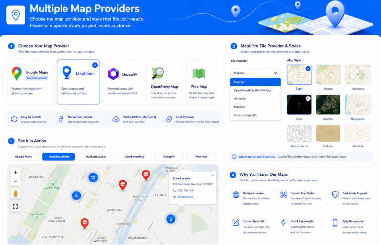 Multiple Map Providers
