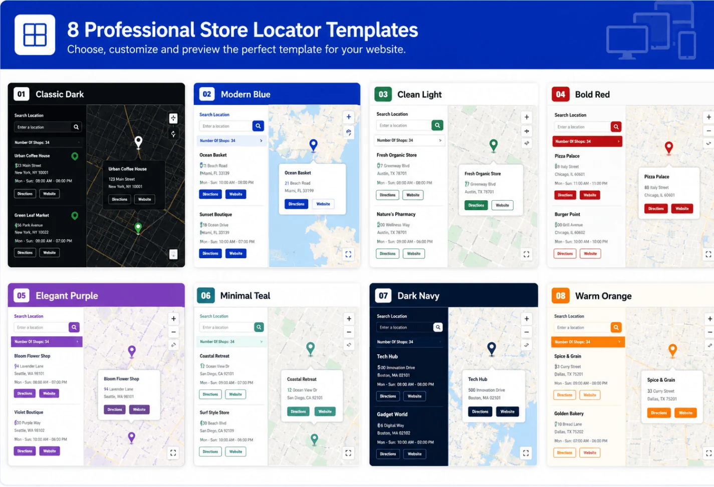 Templates & Responsive Layouts