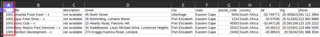 How can I Import Stores using CSV Sheet? 7 Custom ID CSV Column