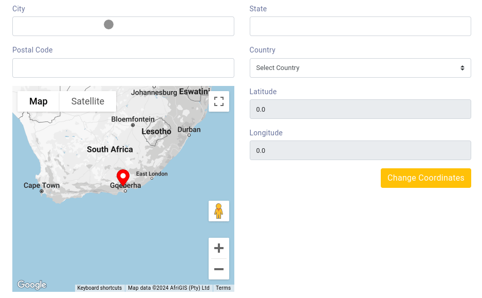 How to add a New Store? 2 Adding coordinates