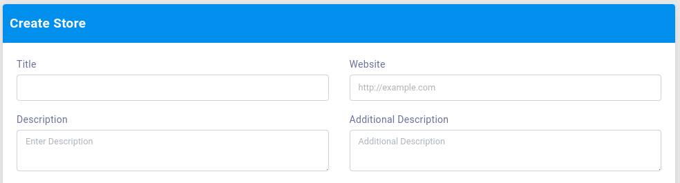 How to add a New Store? 1 Create new store