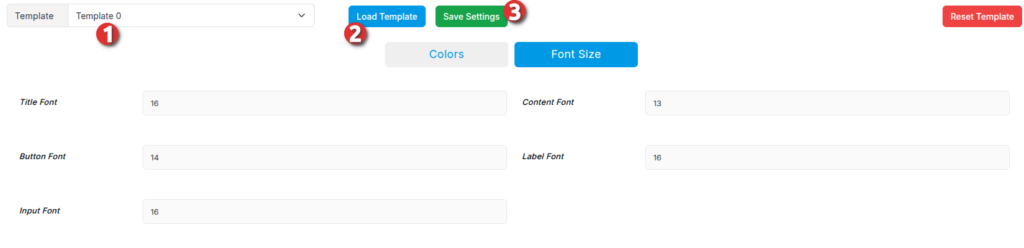 How to Adjust the Font Size? 1 font size customization store locator