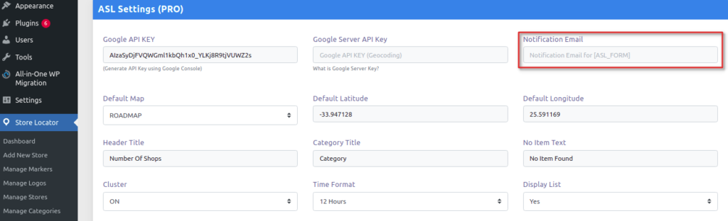 Effective, Optimized, and Targeted – Agile Store Locator 3 Provide Your Notification Email