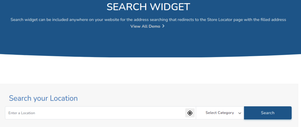 Effective, Optimized, and Targeted – Agile Store Locator 8 Search Widget