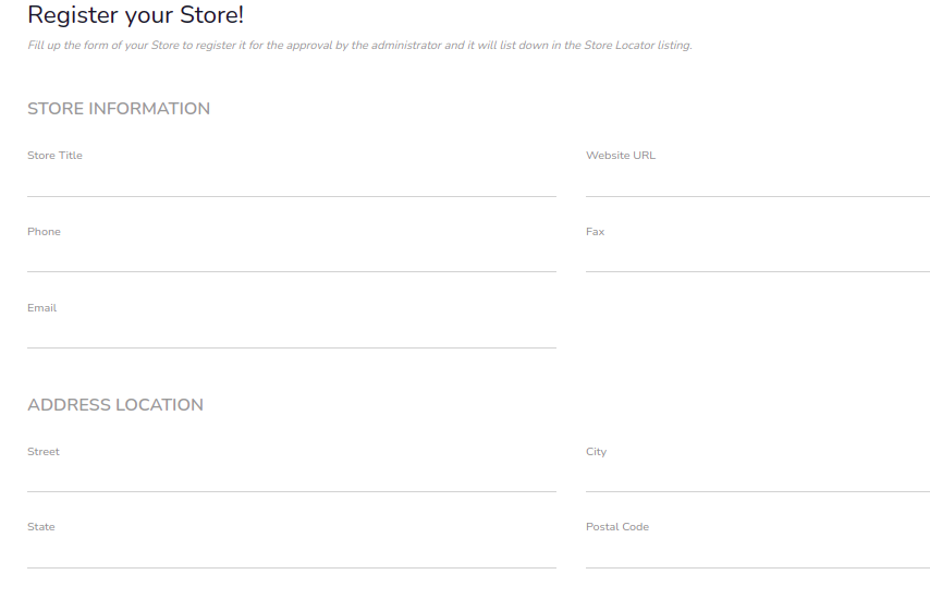 Effective, Optimized, and Targeted – Agile Store Locator 7 Store Registration Page