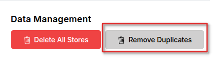 Removing Duplicate Rows 1 remove duplicate button