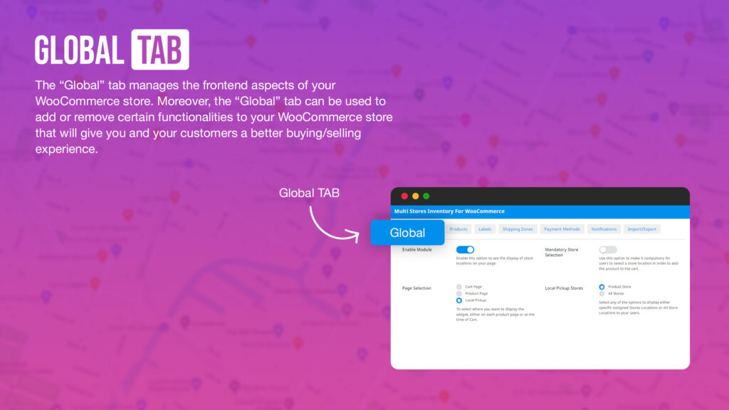 Multi-Store Addons for WooCommerce: An Ultimate Guide For Beginners 2 Global-Tab-Agile Stores Addons for WooCommerce