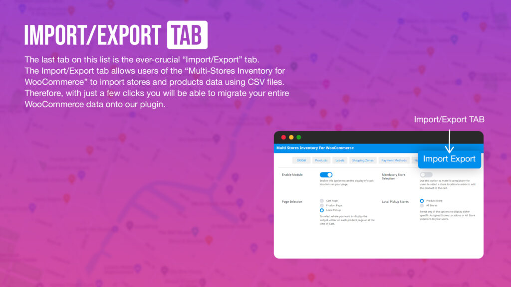 Import-Export-Tab-Agile Stores Addons for WooCommerce.