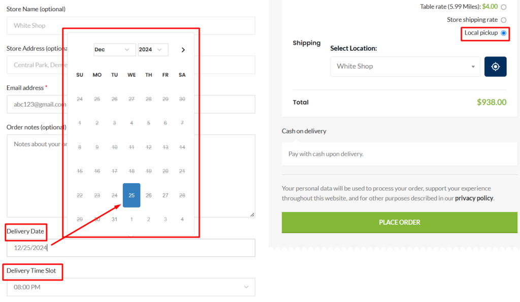 How to Use Local Pickup? 6 Screenshot 2