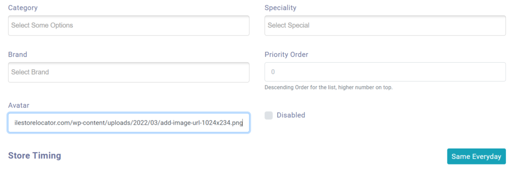 How to Add Images Through URLs in the Store Locator? 2 Add Image URL in the Custom Field