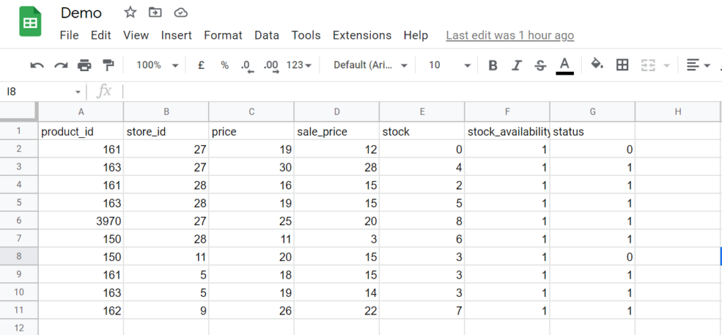 Import/Export Tab 3 CSV File