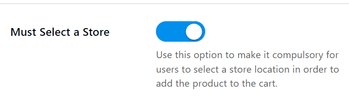 Global Tab 3 Must Select a Store
