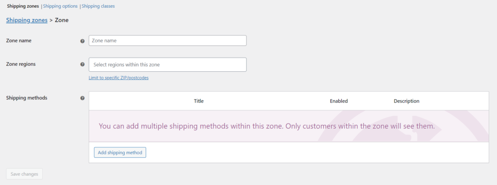 Global Tab 9 Shipping Section