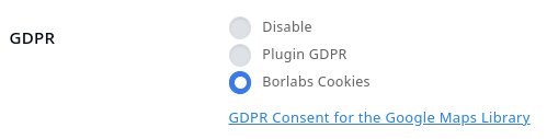 GDPR Consent for the Google Maps Library 1 gdpr borlabs