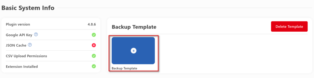How we can Customize the Template without modifying Core Plugin? 2 backup template step 1