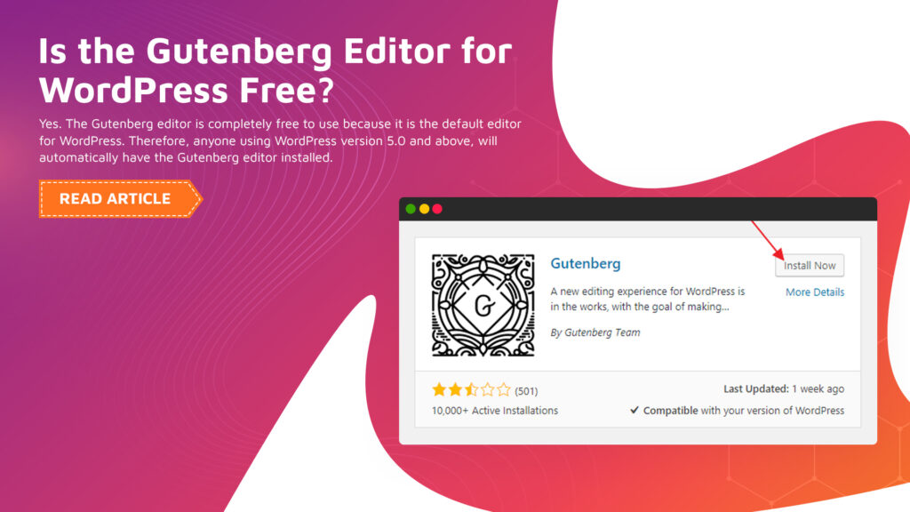 Gutenberg Editor for WordPress: A Complete Guide For Beginners in 2026 8 Is the Gutenberg Editor for WordPress Free