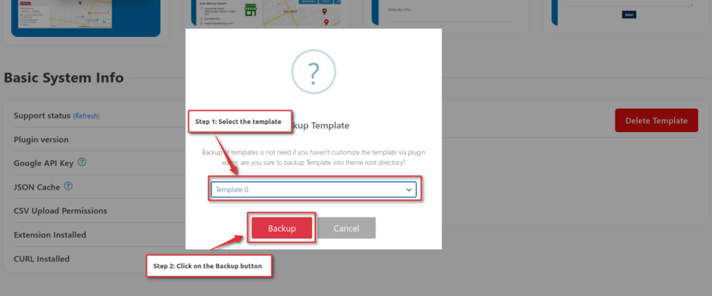Avoid Losing Template Customizations During Updates 1 backup template
