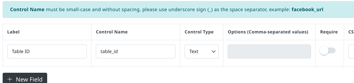 Store Locator WordPress Hooks/Filters 1 add field