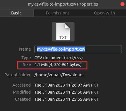 Fatal error: Allowed Memory Size Bytes Exhausted 4 csv file size