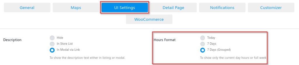 Store Locator Open Hours 2 open hours option