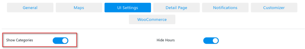 Manage Categories 3 show categories
