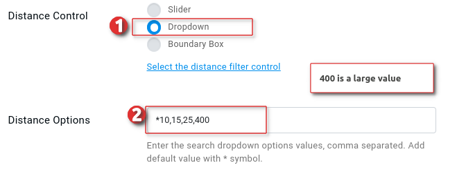 A few of my stores are not appearing 7 distance control settings