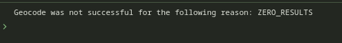 A few of my stores are not appearing 8 zero result google geocoding