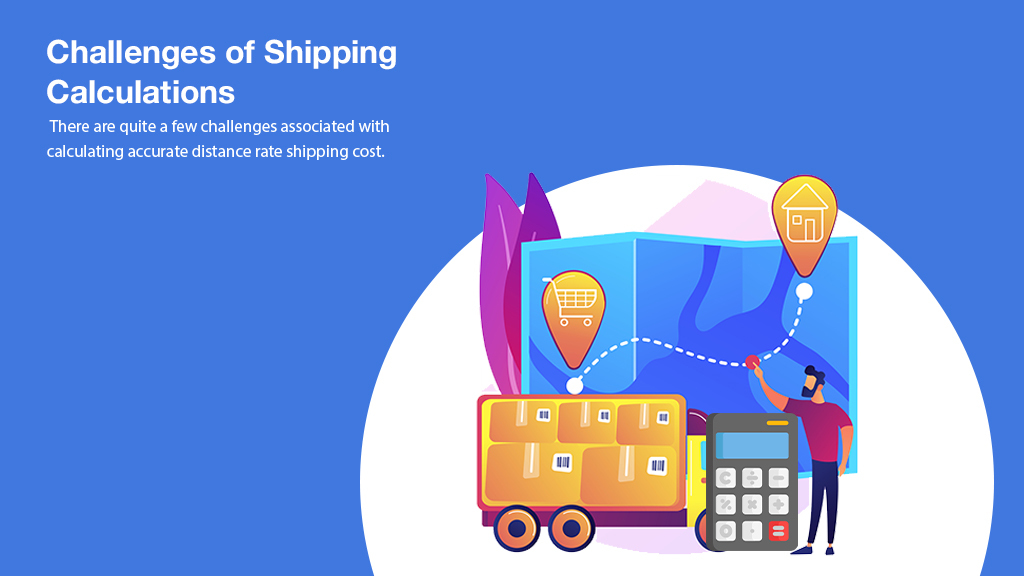 Distance Rate Shipping for WooCommerce: A Comprehensive 2026 Guide for Store Owners 3 objects related to shipping such as a map, truck, calulator, etc. grouped together.