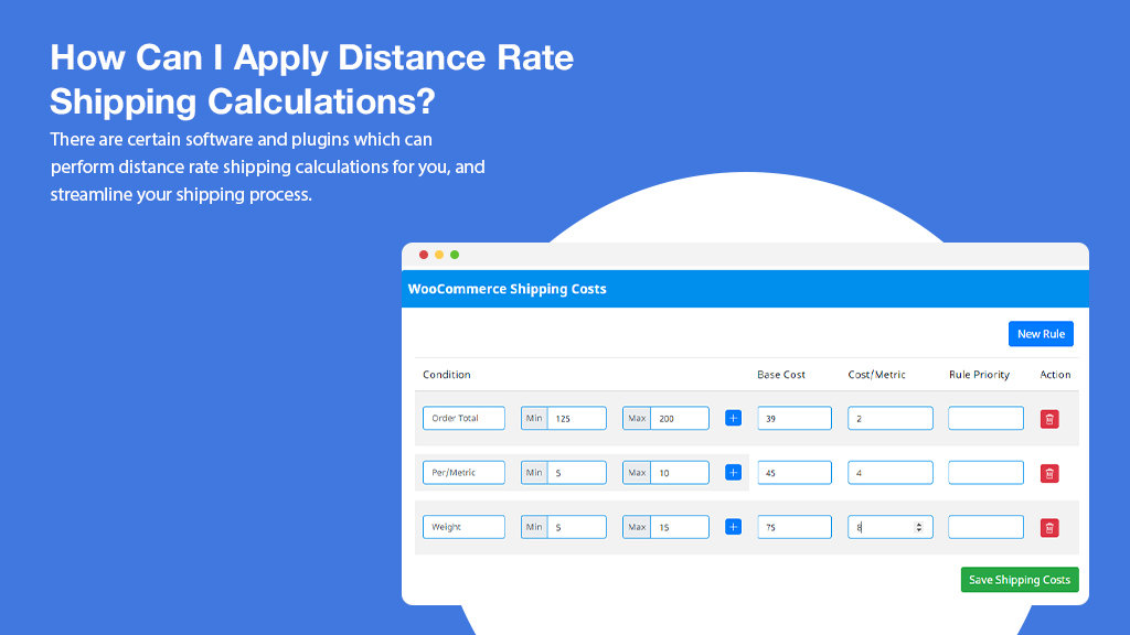 Distance Rate Shipping for WooCommerce: A Comprehensive 2026 Guide for Store Owners 4 Shipping cost feature from Multi Store Addons for WooCommerce.