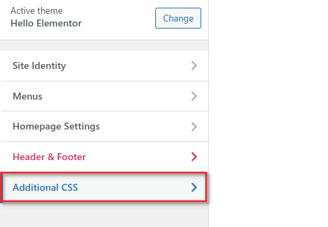 How to Change the Font Family 2 additional css