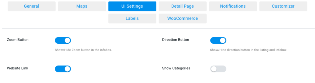How to Remove the Direction, Zoom, or Website Button 1 remove buttons