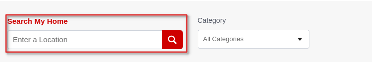 Hide the Address Search Control 1 search control