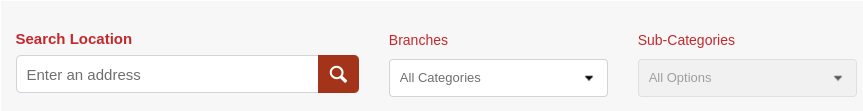 Manage Categories 4 sub categories