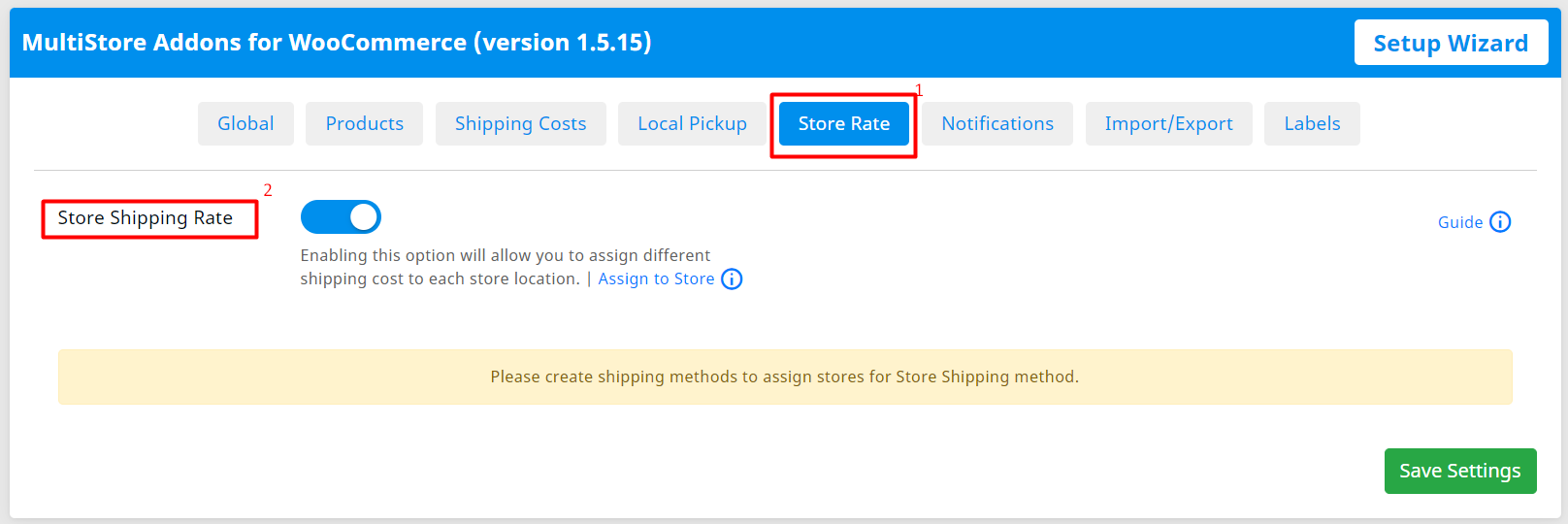 Assigning Stores to Shipping Zones 13 enablestorerateshipping 1