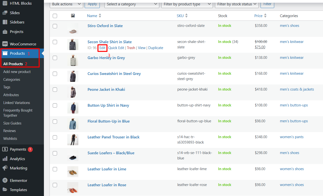 How to Place a Product on Backorder 3 edit product 1