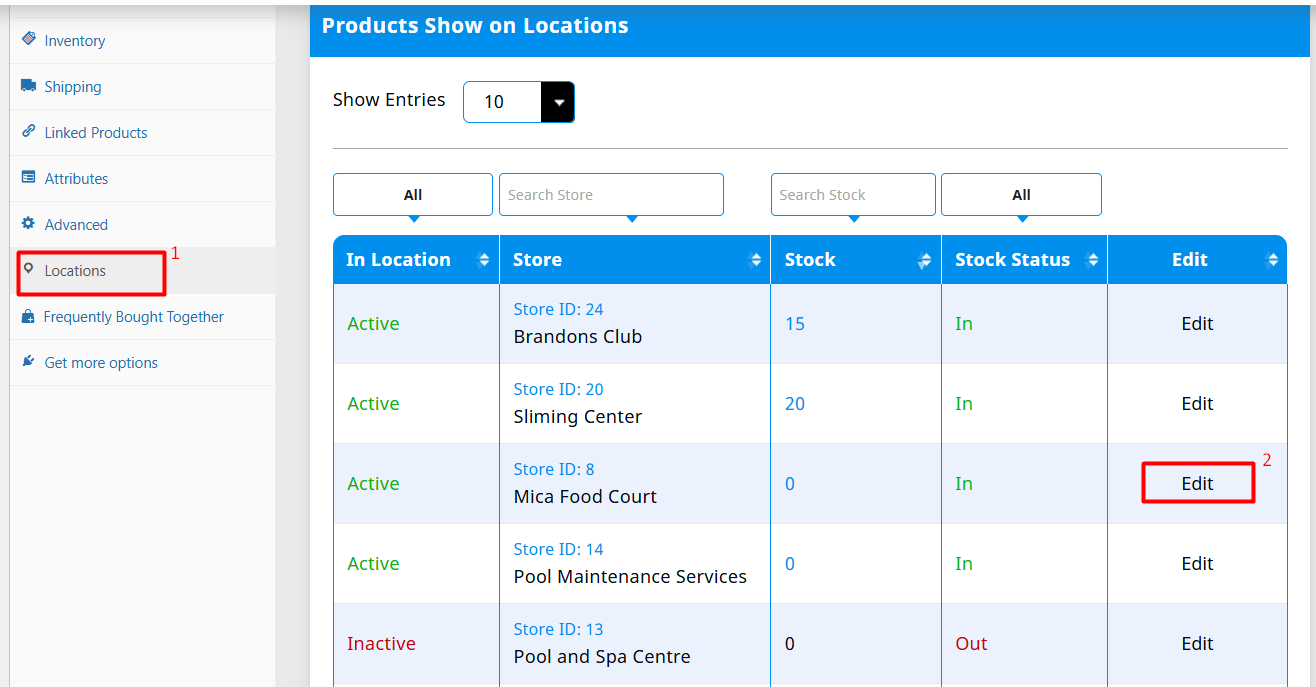 How to Place a Product on Backorder 5 location stock