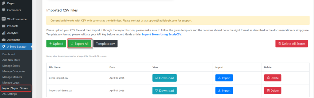 Migrating Agile Store Locator Data and Configuration to Another Website 1 import-export-stores