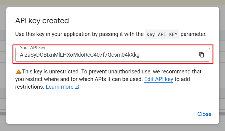 How to Configure Google Sheets with Agile Sync Addon 3 createapikey