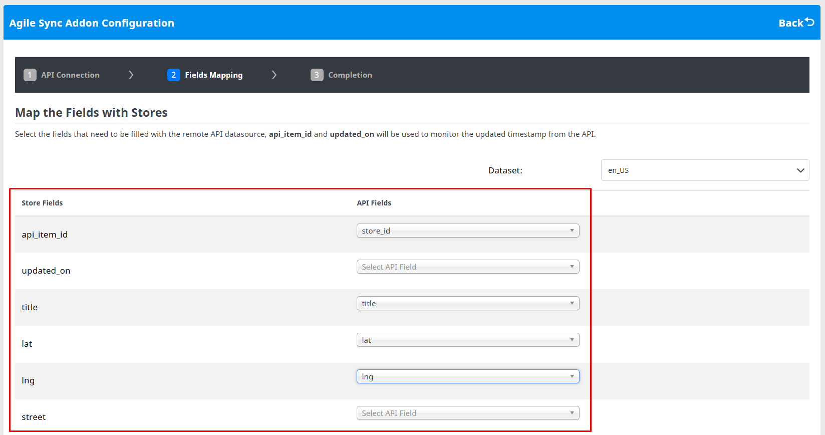 Introduction to Agile Sync Addon 12 fieldmapping