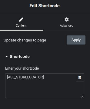 How to Add Agile Store Locator Using Elementor 2 Add Shortcode in Widget