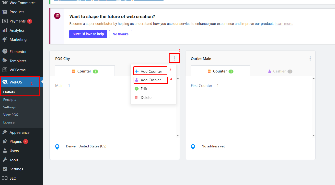 How to Link WePOS with Multi-Store Addons for WooCommerce 5 counterandcashier