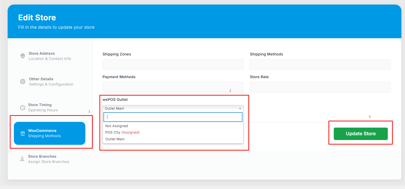 How to Link WePOS with Multi-Store Addons for WooCommerce 7 linkstore