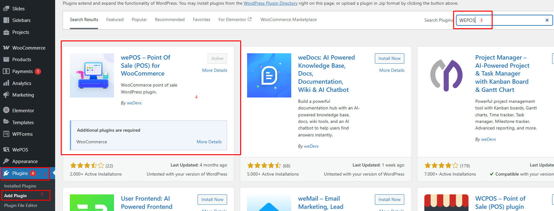 How to Link WePOS with Multi-Store Addons for WooCommerce 3 wepos plugin