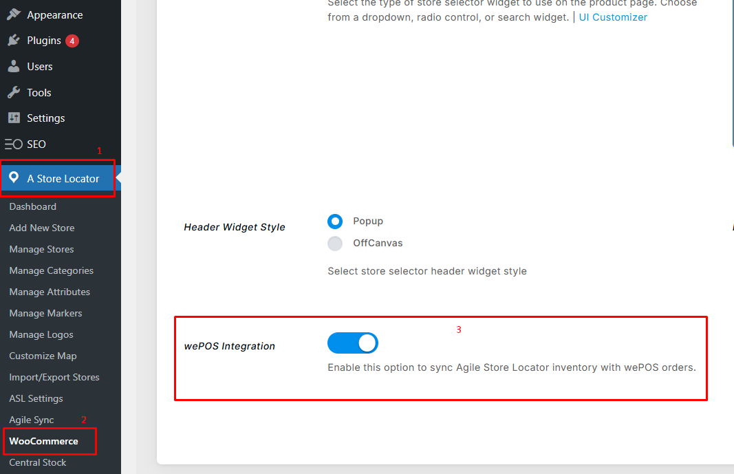 How to Link WePOS with Multi-Store Addons for WooCommerce 2 weposintegration
